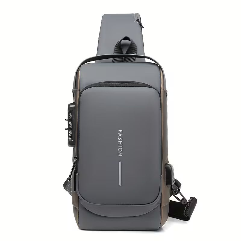 Crossbody Bag - Anti-Theft Password Lock Chest Bag