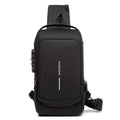 Crossbody Bag - Anti-Theft Password Lock Chest Bag