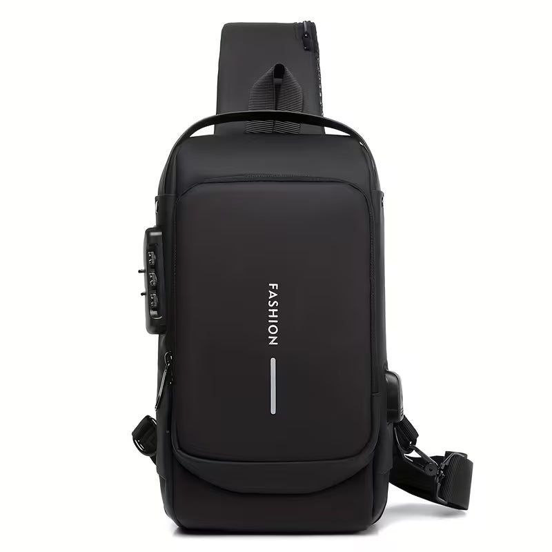 Crossbody Bag - Anti-Theft Password Lock Chest Bag