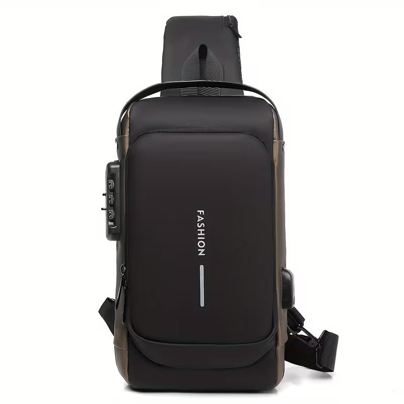 Crossbody Bag - Anti-Theft Password Lock Chest Bag