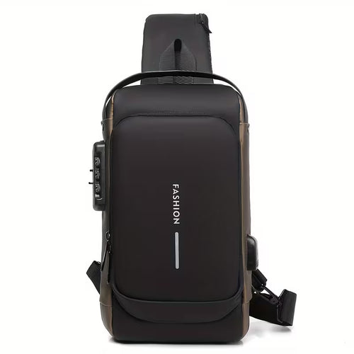 Crossbody Bag - Anti-Theft Password Lock Chest Bag