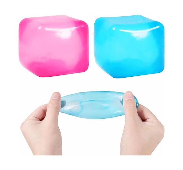 4 Pack Stress Cube – Slow Rising Squishy Fidget Toy
